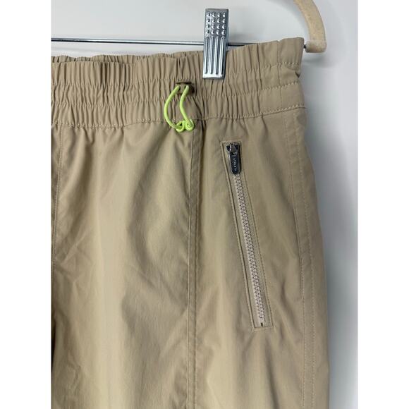 Athleta Cascade Cargo Pants Beige Tan Nylon Joggers Utility Hiking Size S - Picture 6 of 12